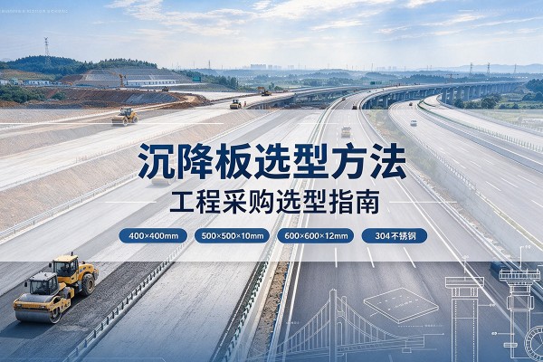 雷山沉降板选择方法