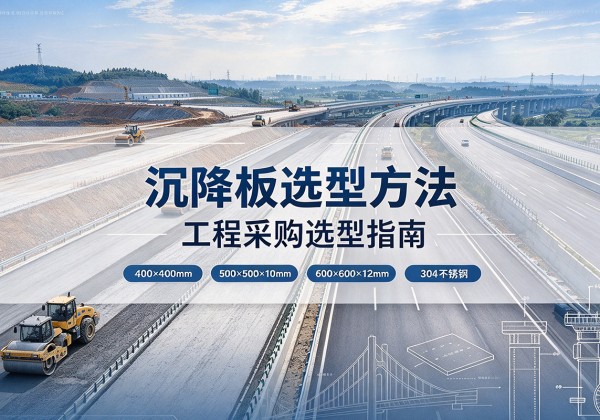 雷山沉降板选择方法